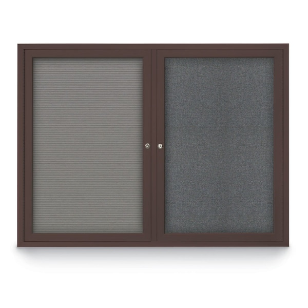 Corkboard, Surf /Bronze, 72" x 48"